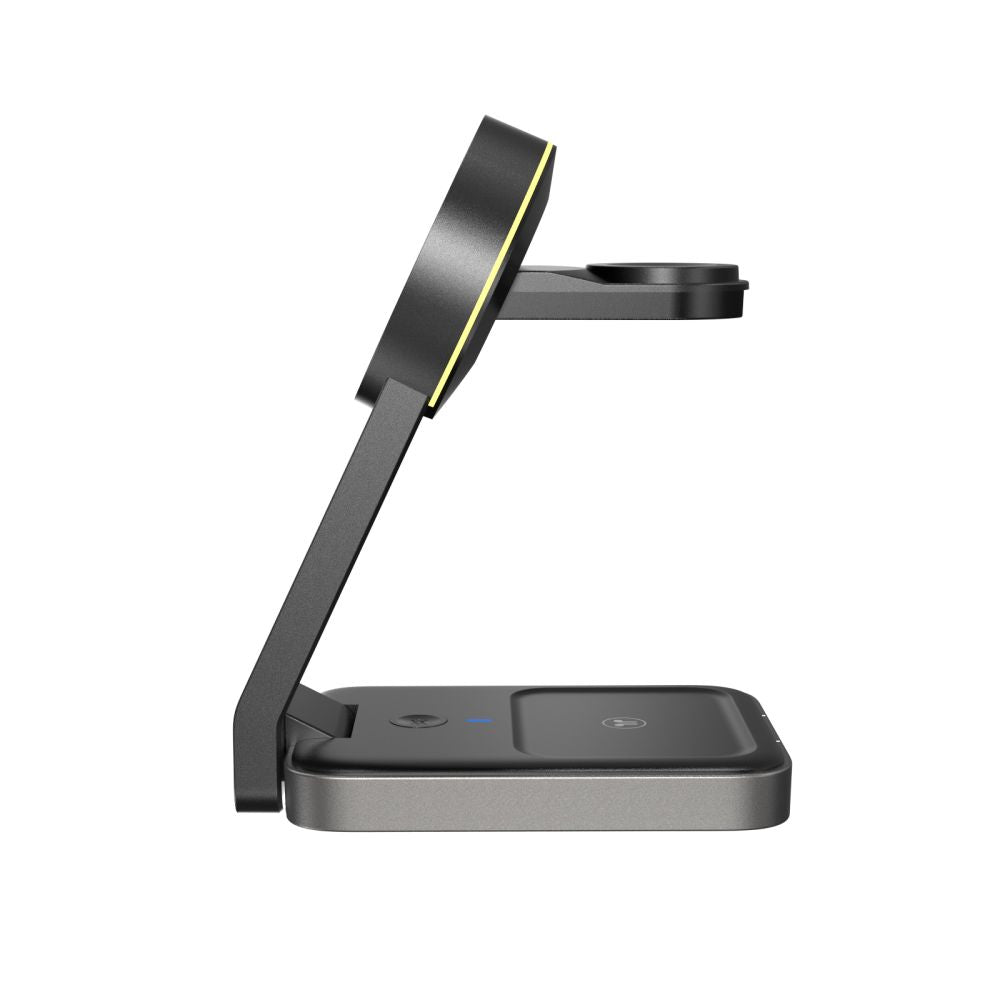 Tech - Protect QI15W - A28 3in1 Ασύρματος Μαγνητικός Φορτιστής MagSafe - Black