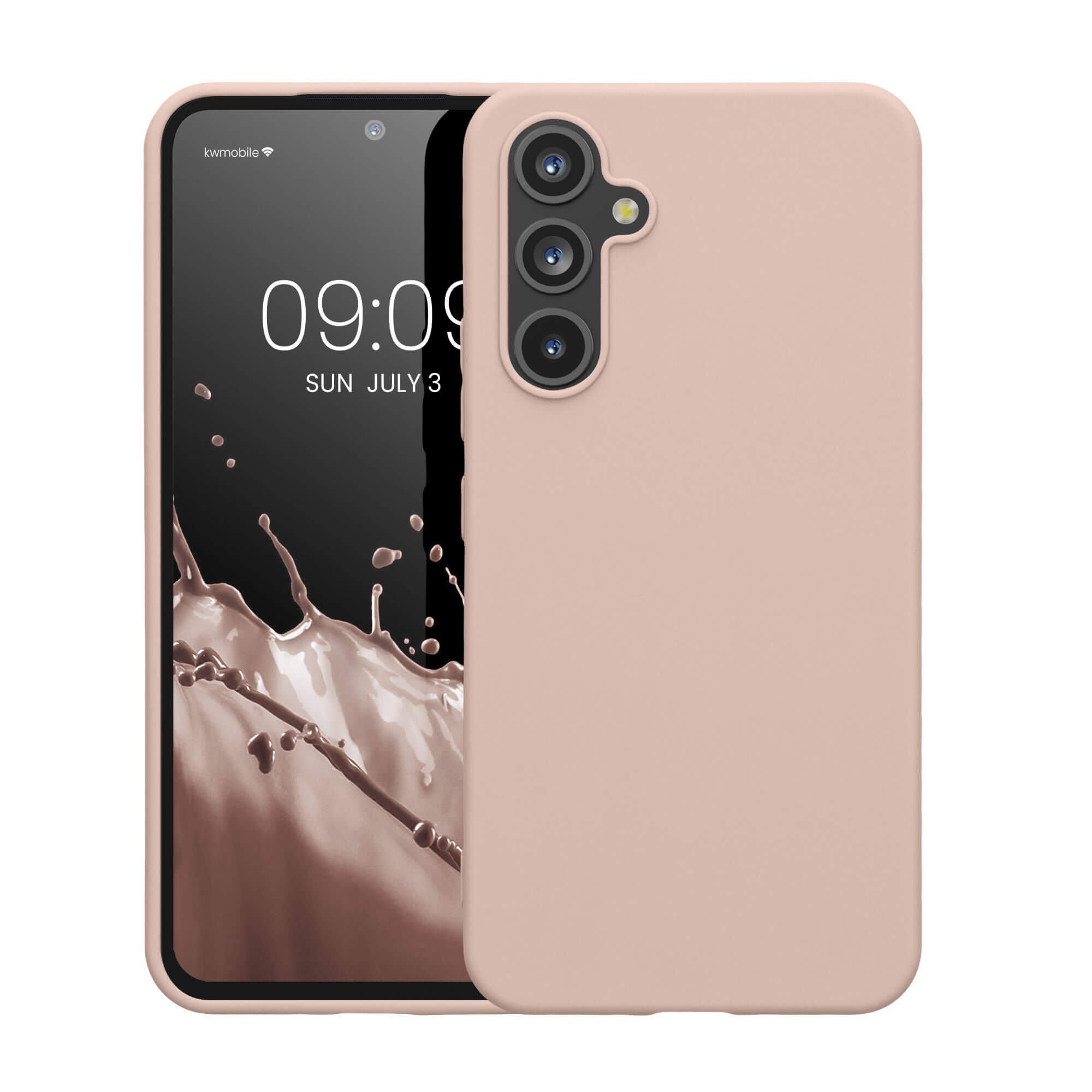 KW Samsung Galaxy A54 5G Θήκη Σιλικόνης TPU - Coconut Swirl - 60796.225