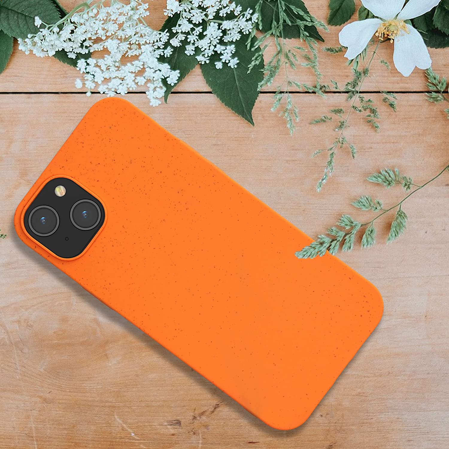 Kalibri iPhone 14 Plus Θήκη Σιλικόνης TPU με Ανακυκλώσιμο και Βιοδιασπώμενο Υλικό - Fruity Orange - 59218.150