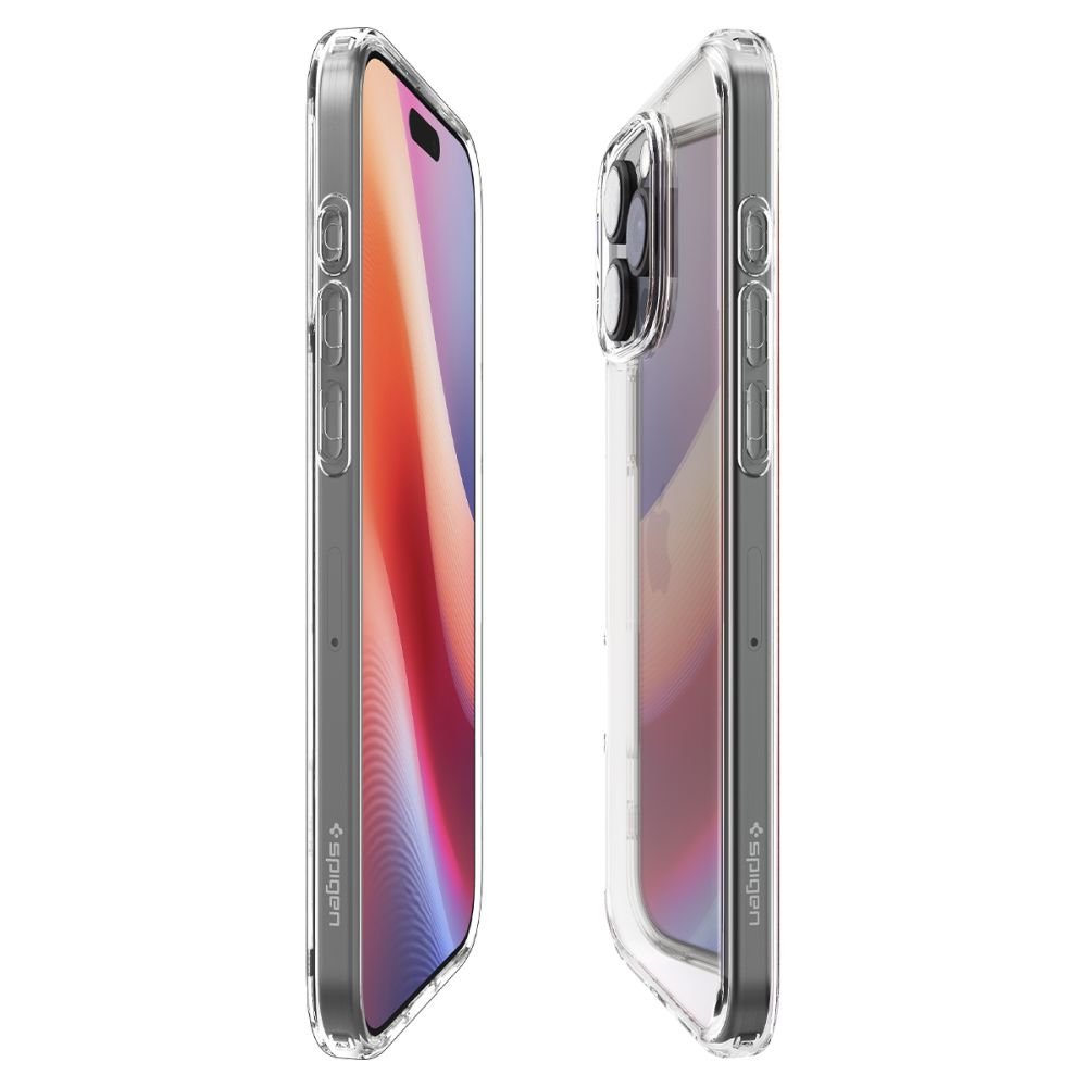 Spigen iPhone 16 Pro Max Ultra Hybrid Σκληρή Θήκη με Πλαίσιο Σιλικόνης - Crystal Clear