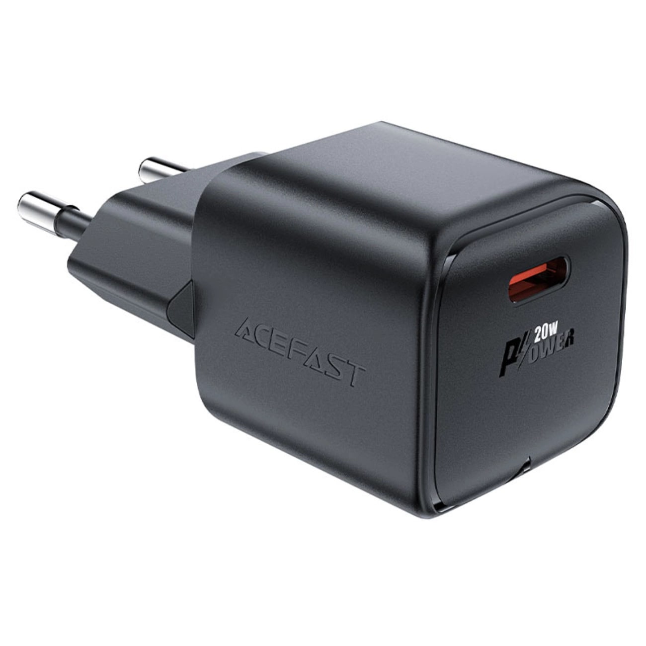 Acefast A73 Mini PD 20W GaN Οικιακός Φορτιστής Γρήγορης Φόρτισης Type - C - Black
