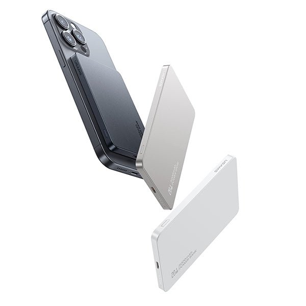 USAMS CD231 CY Series Ασύρματο PowerBank 5000mAh 20W - Titanium