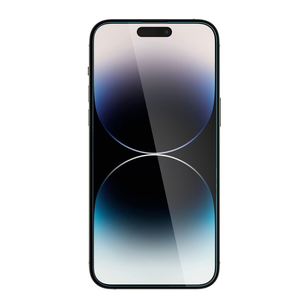 Spigen iPhone 14 Pro Max GLAS.tR Slim Privacy HD 2.5D Αντιχαρακτικό Γυαλί Οθόνης 9H - Clear / Black - AGL05211
