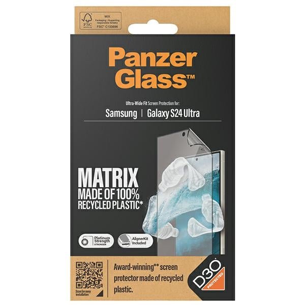 PanzerGlass Samsung Galaxy S24 Ultra - Ultra - Wide Fit Matrix D3O Easy Aligner Προστατευτική Mεμβράνη Οθόνης - Clear