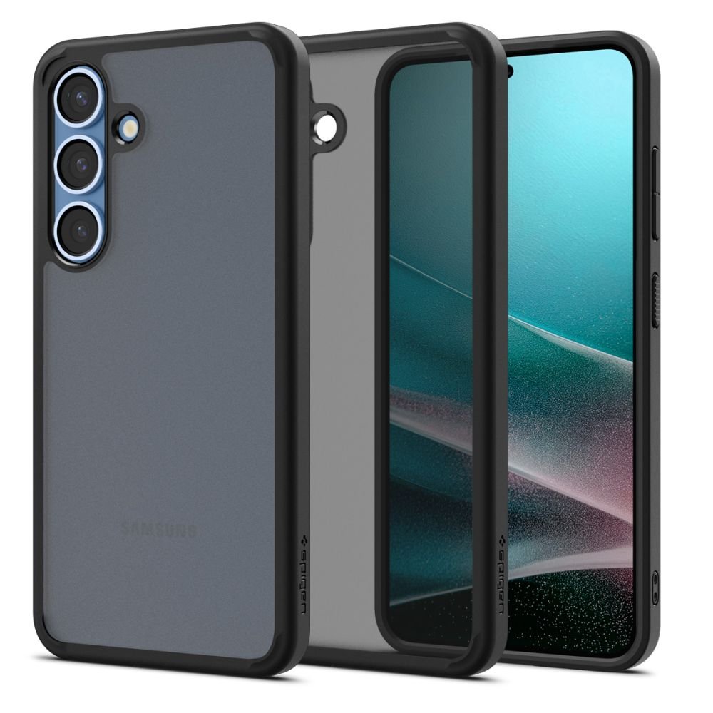 Spigen Samsung Galaxy S25 - Σκληρή Θήκη με Πλαίσιο Σιλικόνης Ultra Hybrid - Frost Black