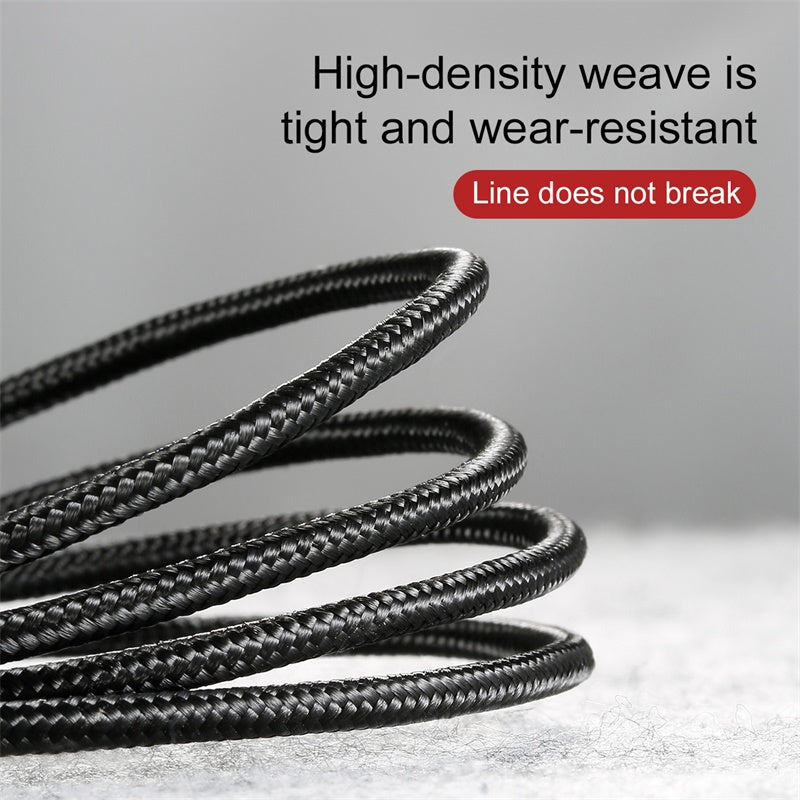 Baseus Cafule Cable Type - C 3A - Καλώδιο Γρήγορης Φόρτισης Type - C 1M - Black / Grey - CATKLF - BG1