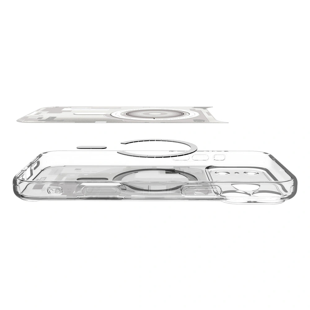 Spigen iPhone 17 Pro - Ultra Hybrid Mag - Σκληρή Θήκη με Πλαίσιο Σιλικόνης Και MagSafe - Zero One White