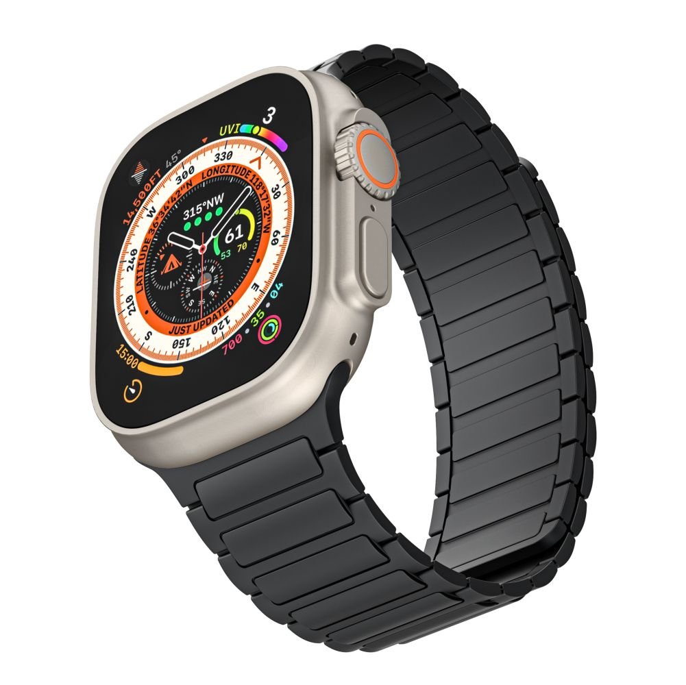 Tech - Protect Λουράκι Apple Watch 4 / 5 / 6 / 7 / 8 / 9 / SE / ULTRA 1 / ULTRA 2 - 42 / 44 / 45 / 49 mm IconBand Magnetic Μαγνητικό Σιλικόνης - Black