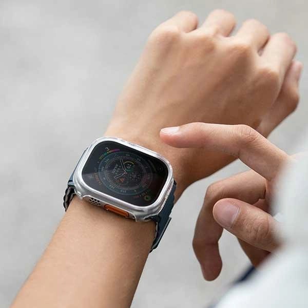 Uniq Θήκη Apple Watch Ultra (1/2/3) - 49mm Garde Hybrid 360 - Διάφανη