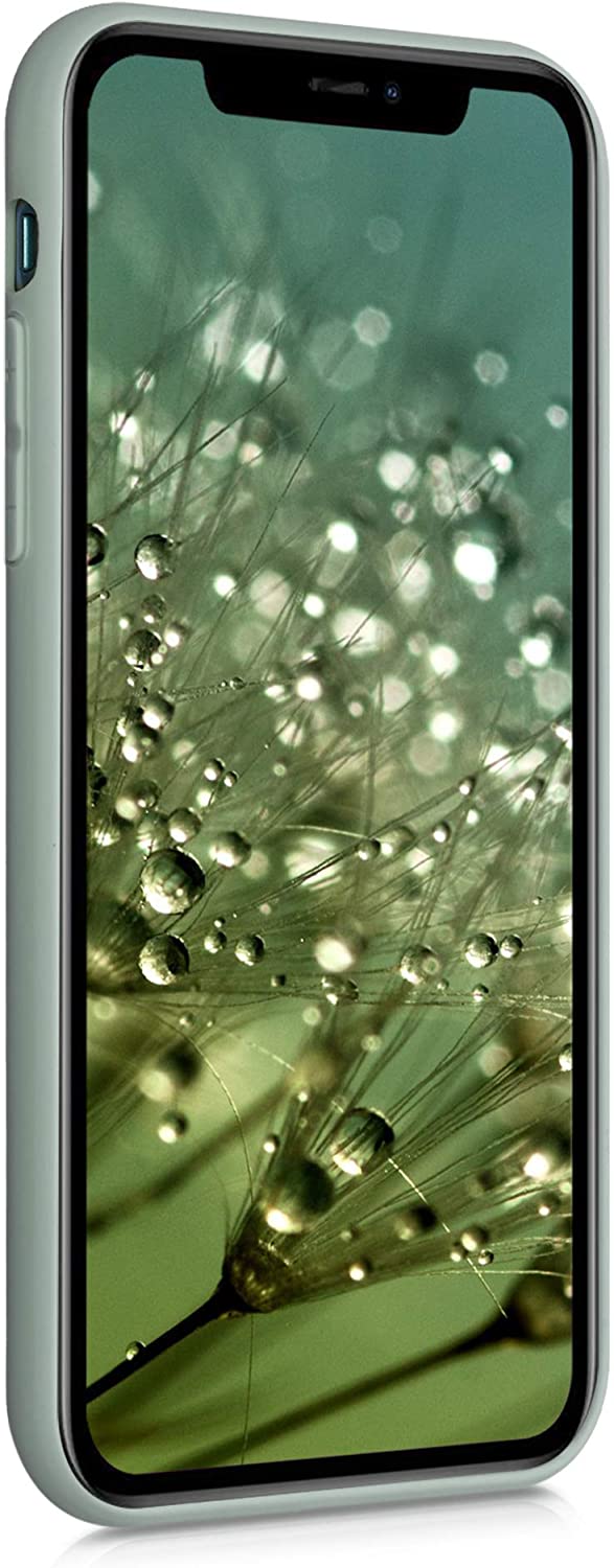 KW iPhone 11 Θήκη Σιλικόνης TPU - Grey Green - 49787.172