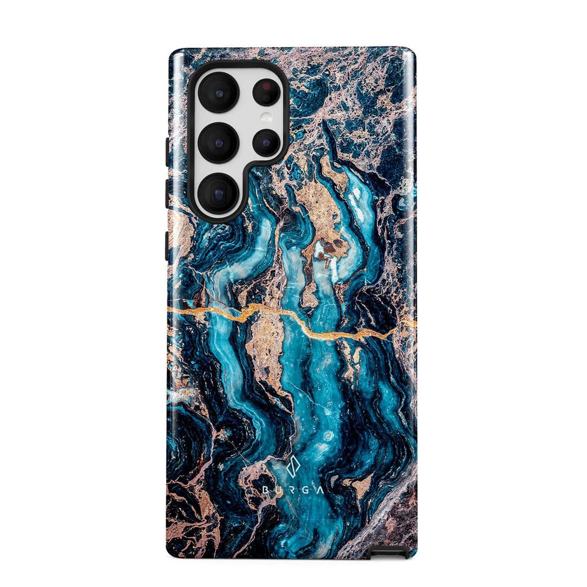 Burga Samsung Galaxy S22 Ultra Fashion Tough Σκληρή Θήκη - Mystic River
