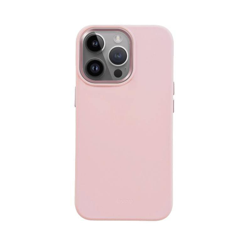 Crong iPhone 15 Pro Color Cover Lux Magnetic - Θήκη Σιλικόνης με MagSafe - Pink
