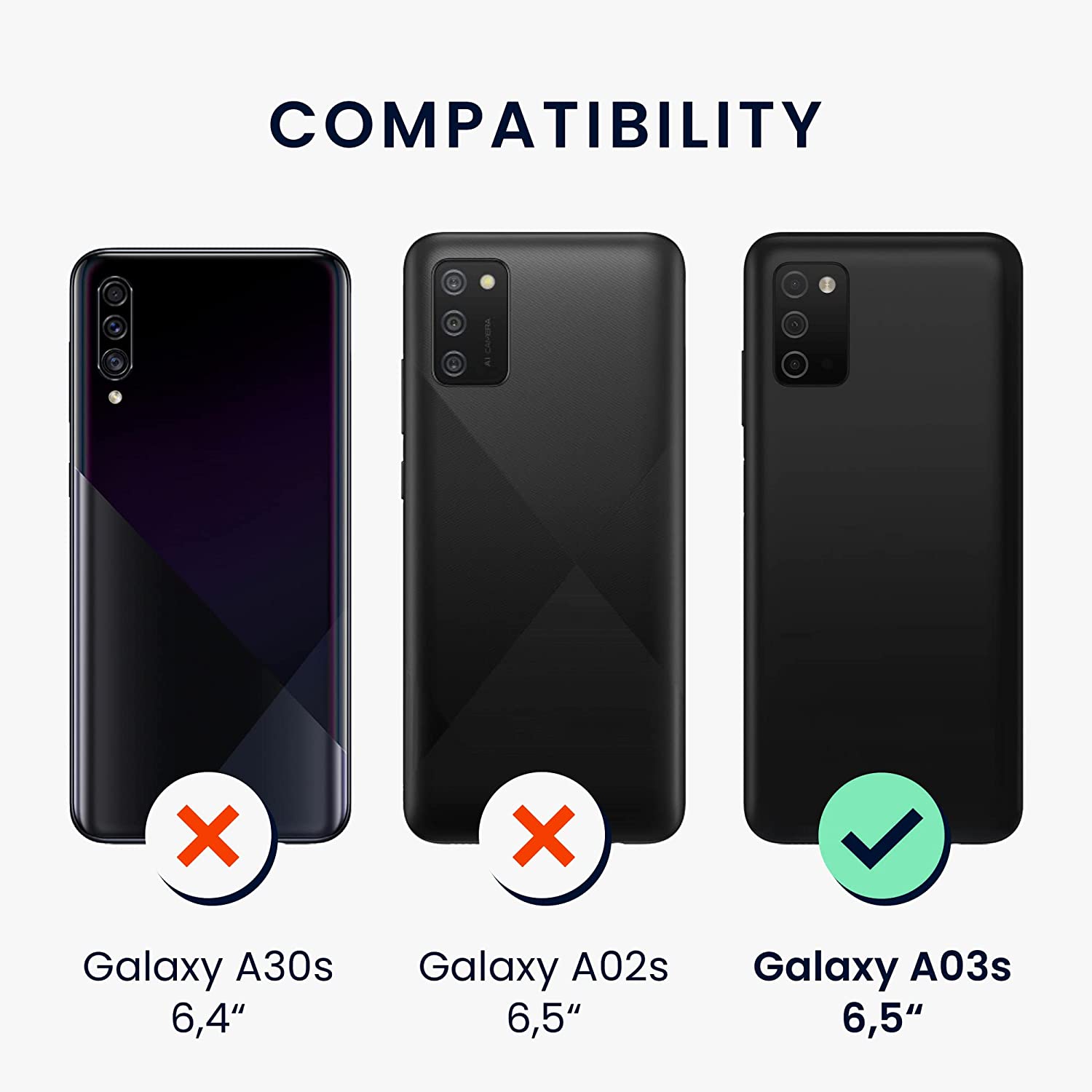 KW Samsung Galaxy A03s Θήκη Σιλικόνης TPU - Slate Grey - 56517.202