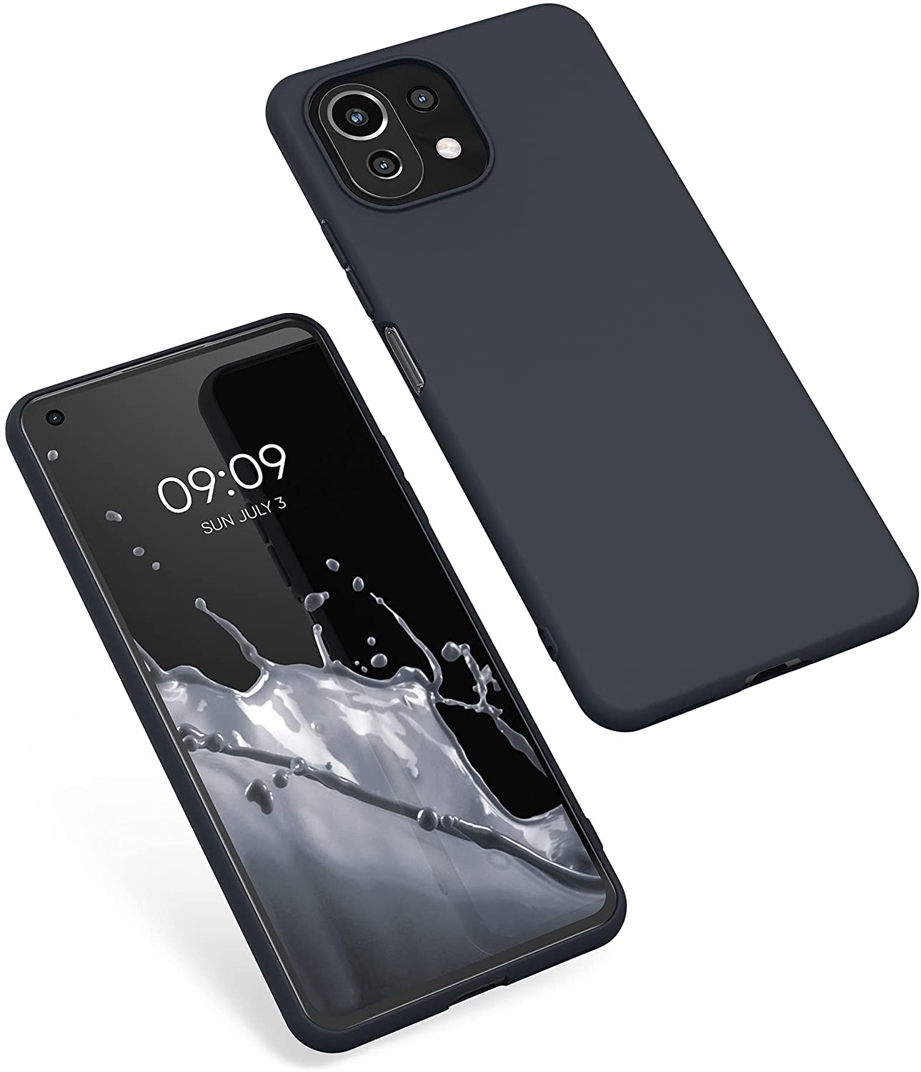 KW Xiaomi Mi 11 Lite / Mi 11 Lite 5G Θήκη Σιλικόνης TPU - Blueberry Blue - 54726.186