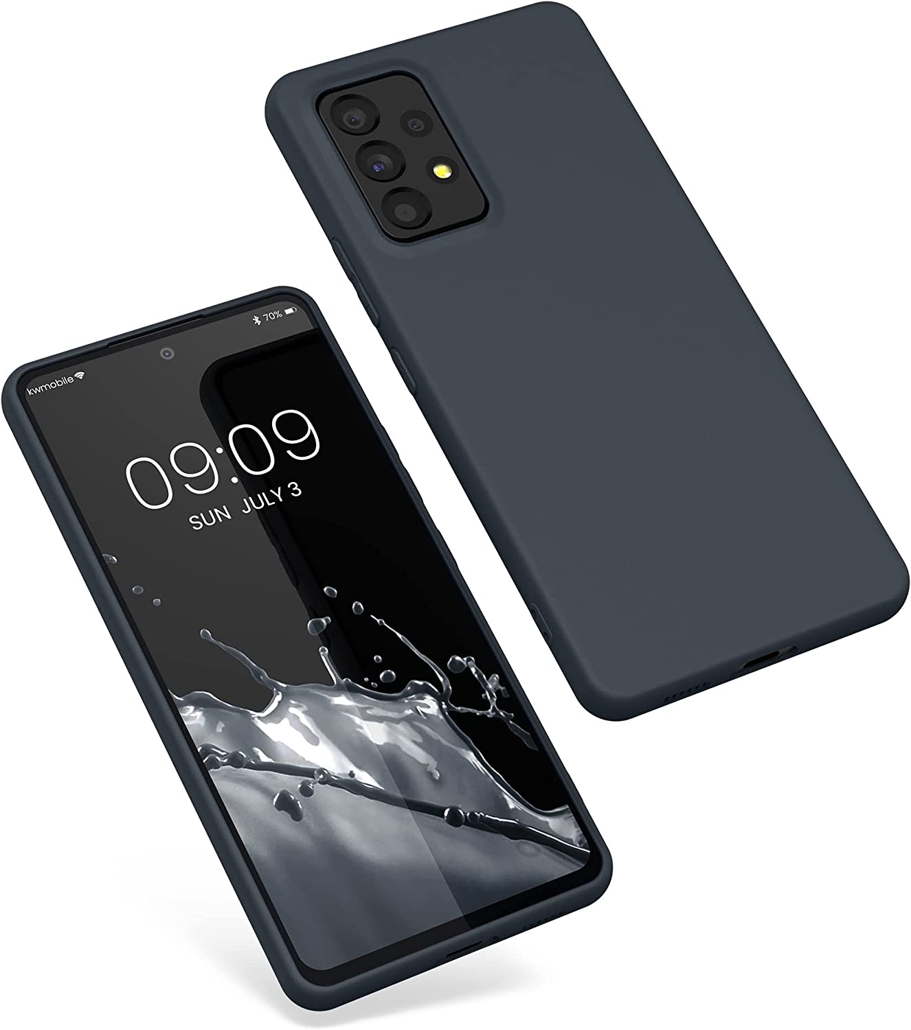 KW Samsung Galaxy A53 5G Θήκη Σιλικόνης TPU - Blueberry Blue - 57808.186
