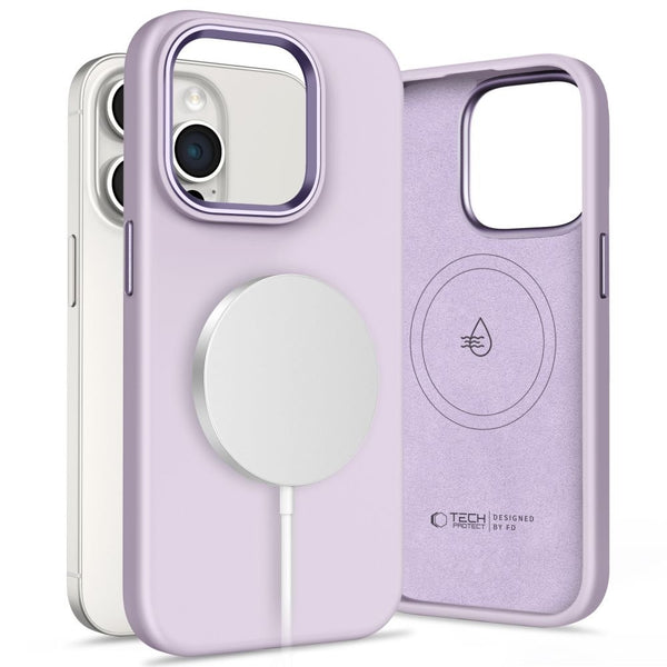 Tech - Protect iPhone 15 Pro Max Silicone Pure Θήκη Σιλικόνης TPU με MagSafe - Mauve