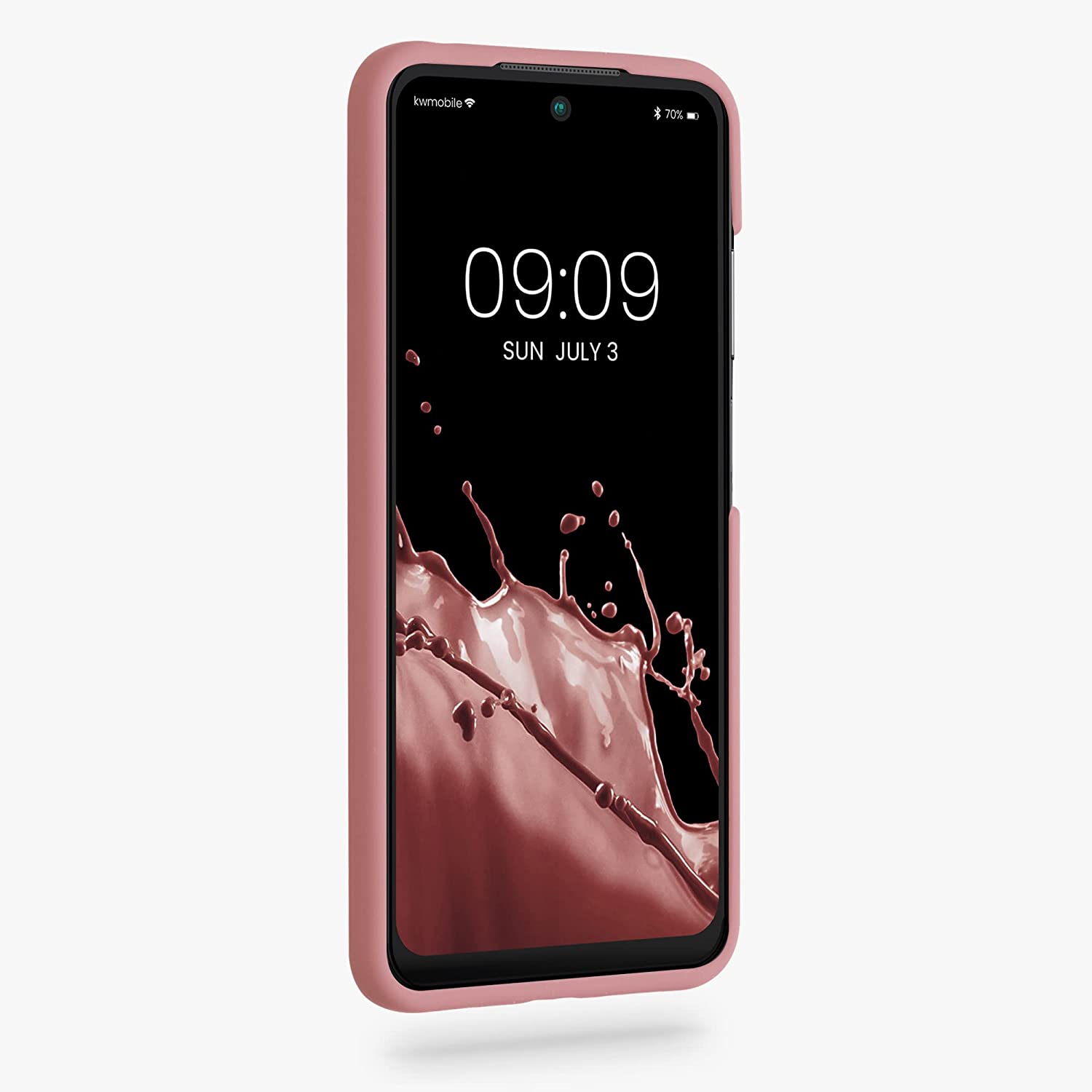 KW Xiaomi Redmi 10 Θήκη Σιλικόνης Rubberized TPU - Rose Tan - 56153.193
