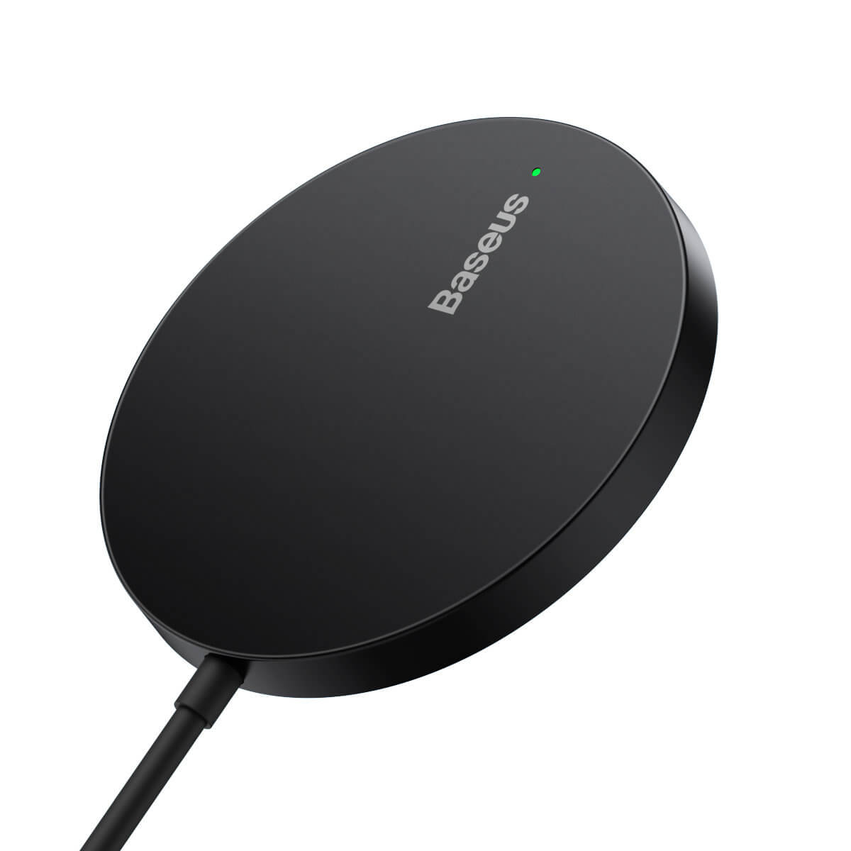 Baseus Simple Mini3 BS - W529 Ασύρματος Φορτιστής MagSafe με Καλώδιο Type - C 15W - Black - CCJJ040001