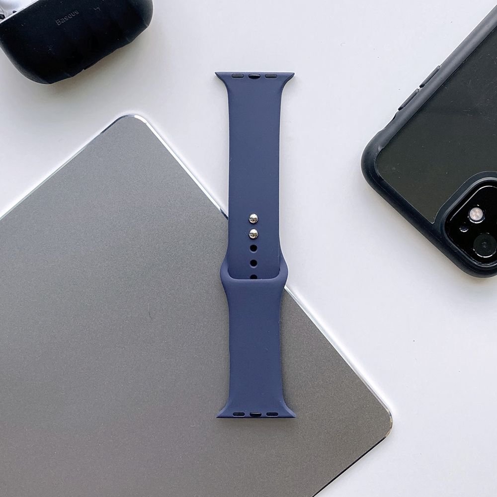 Tech - Protect Λουράκι Apple Watch 4 / 5 / 6 / 7 / 8 / 9 / SE / ULTRA 1 / ULTRA 2 - 42 / 44 / 45 / 49 mm IconBand Λαστιχένιο - Midnight Blue
