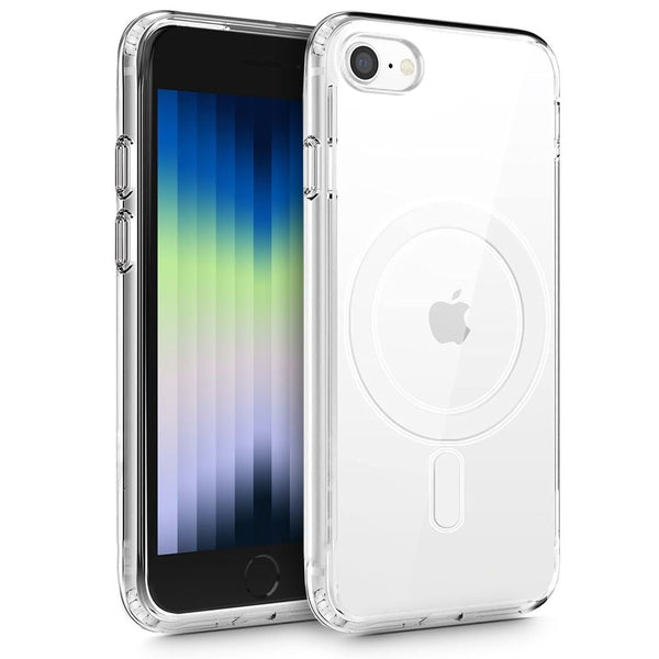 Tech - Protect iPhone SE 2022 / SE 2020 / 7 / 8 MagMat Matte Σκληρή Θήκη με Πλαίσιο Σιλικόνης και MagSafe - Clear