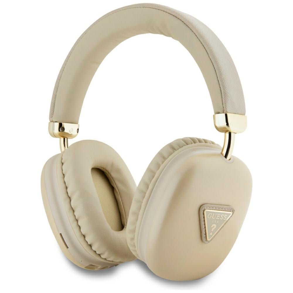 Guess Over - Ear Metallic Triangle Logo - Ασύρματα Bluetooth Ακουστικά - Gold