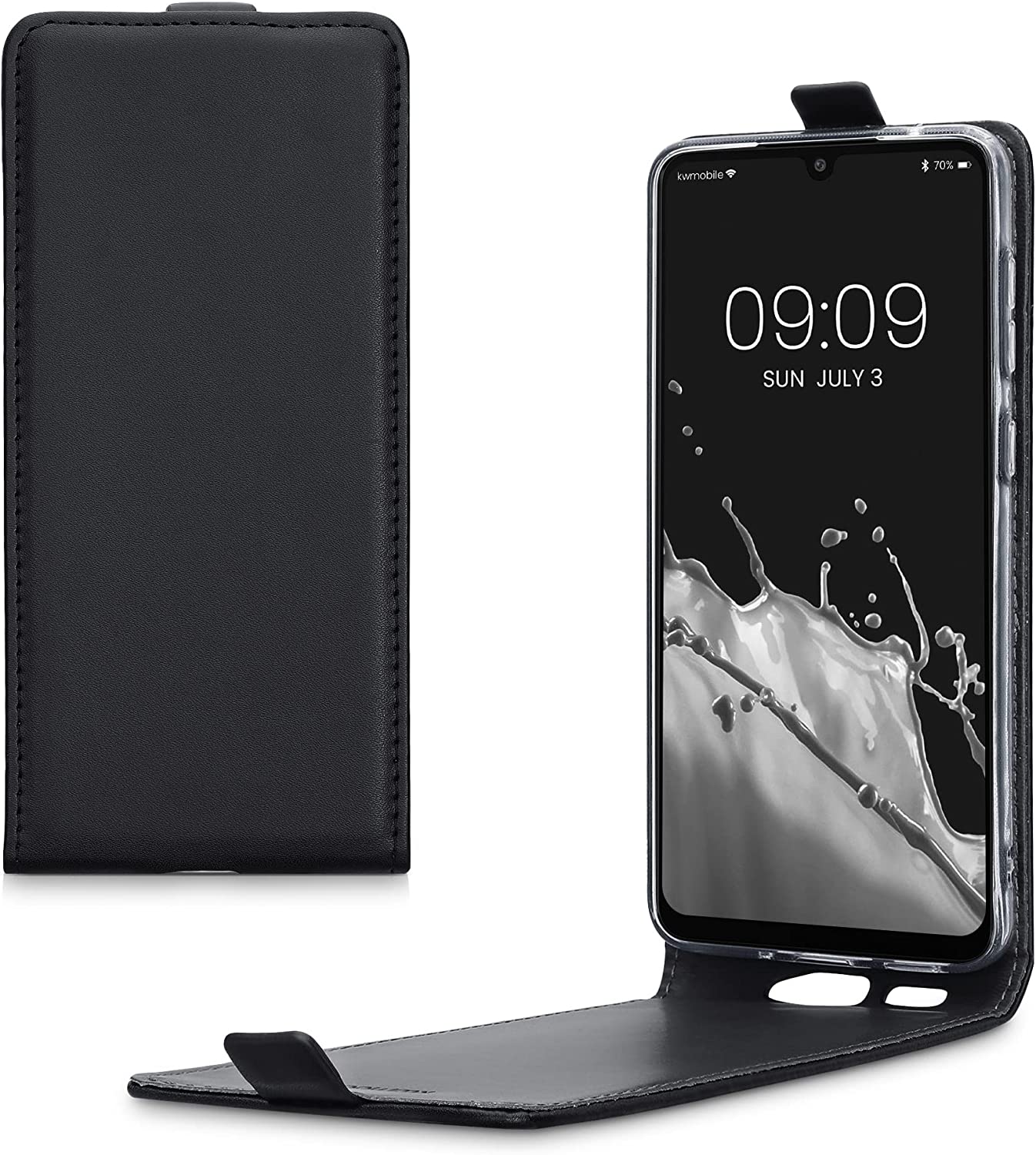 KW Samsung Galaxy A33 5G Θήκη Δερματίνη Flip - Black - 58618.01