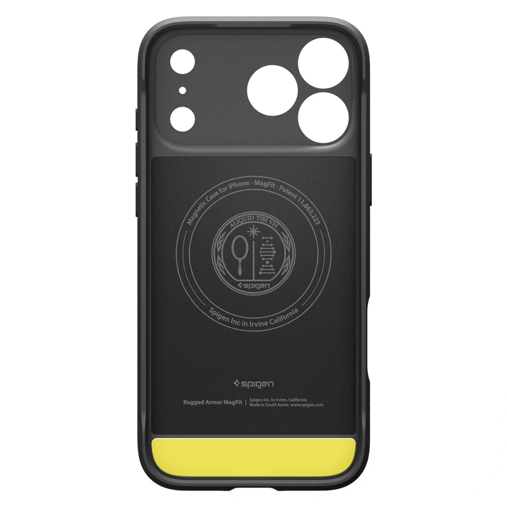 Spigen iPhone 17 Pro - Rugged Armor Mag - Θήκη TPU με MagSafe - Matte Black