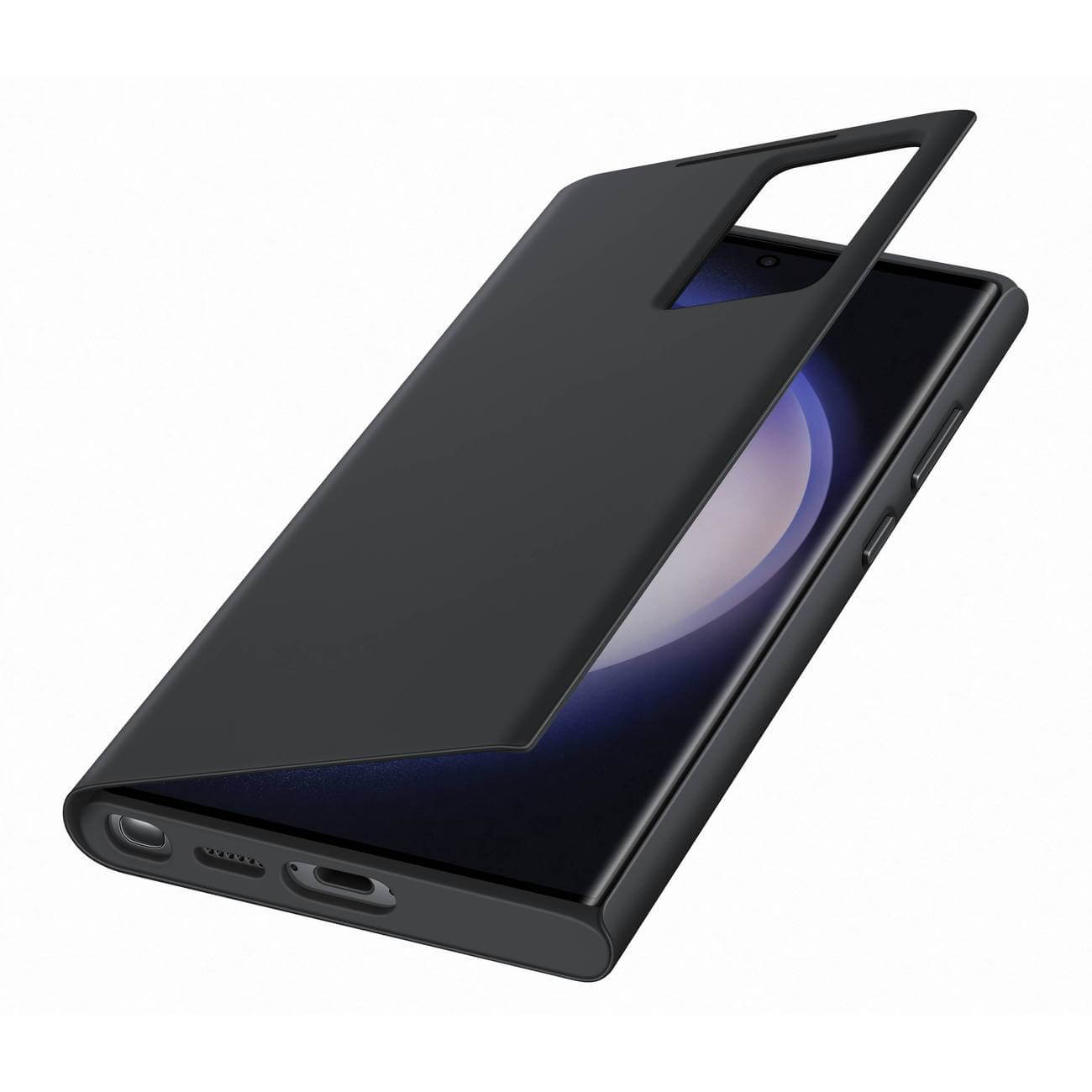 Samsung Smart View Cover Samsung Galaxy S23 Ultra Θήκη Πορτοφόλι - Black - EF - ZS918CBEGWW