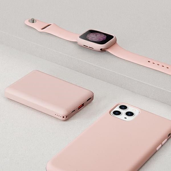 Uniq Fuele Mini PowerBank 8000mAh 18W με Καλώδιο UBS to Type - C - Pink