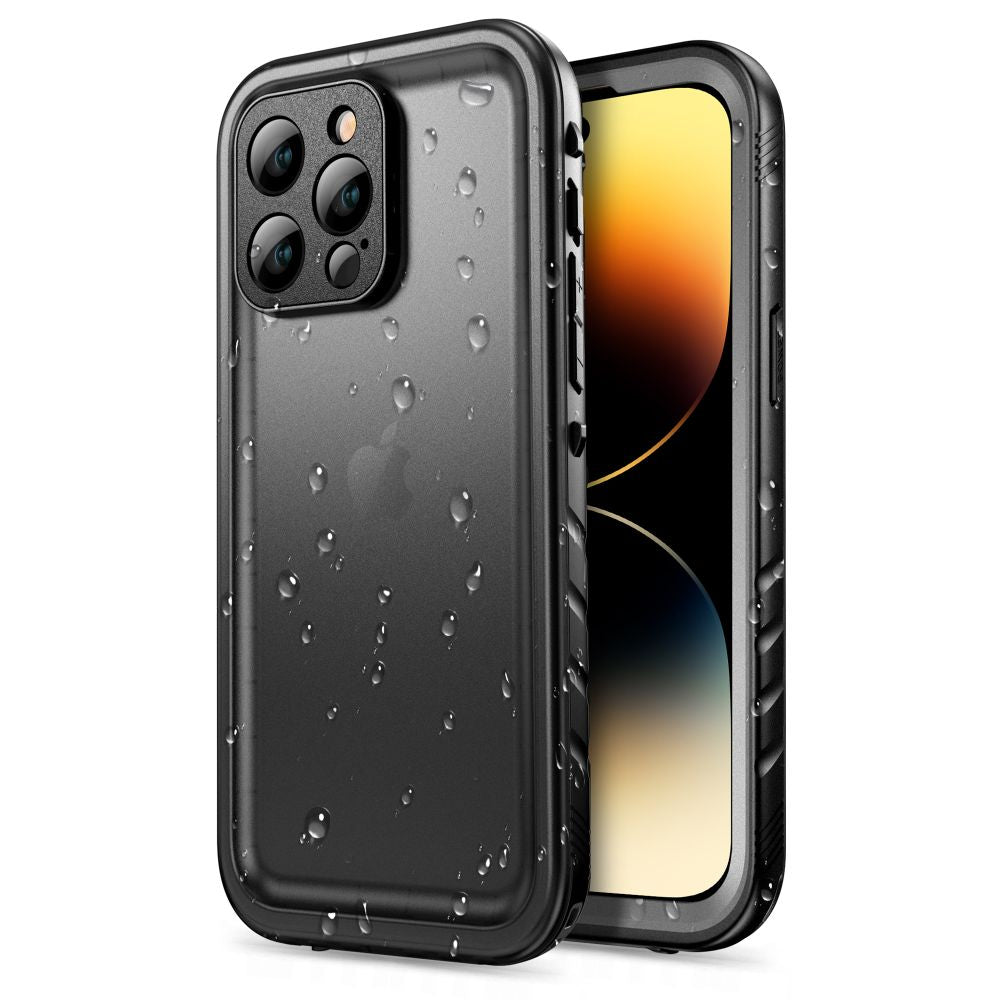 Tech - Protect iPhone 14 Pro Max Shellbox IP68 Αδιάβροχη Σκληρή Θήκη - Black / Ημιδιάφανη