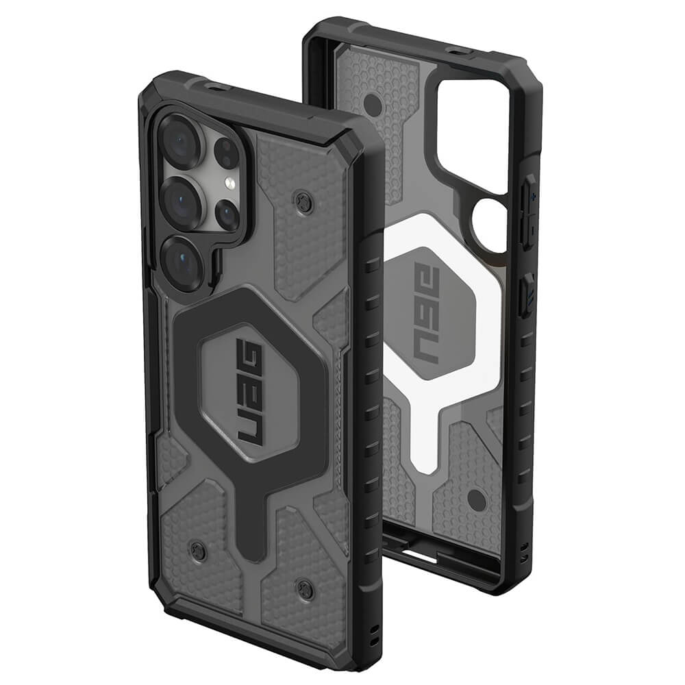 UAG Samsung Galaxy S25 Ultra Pathfinder Clear MagSafe Σκληρή Θήκη με MagSafe - Ash