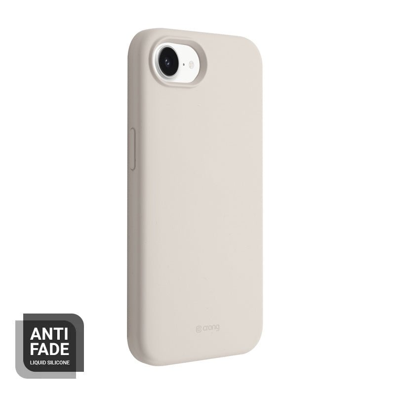 Crong iPhone 16e Color Cover Magnetic - Θήκη Σιλικόνης με MagSafe - Stone Beige