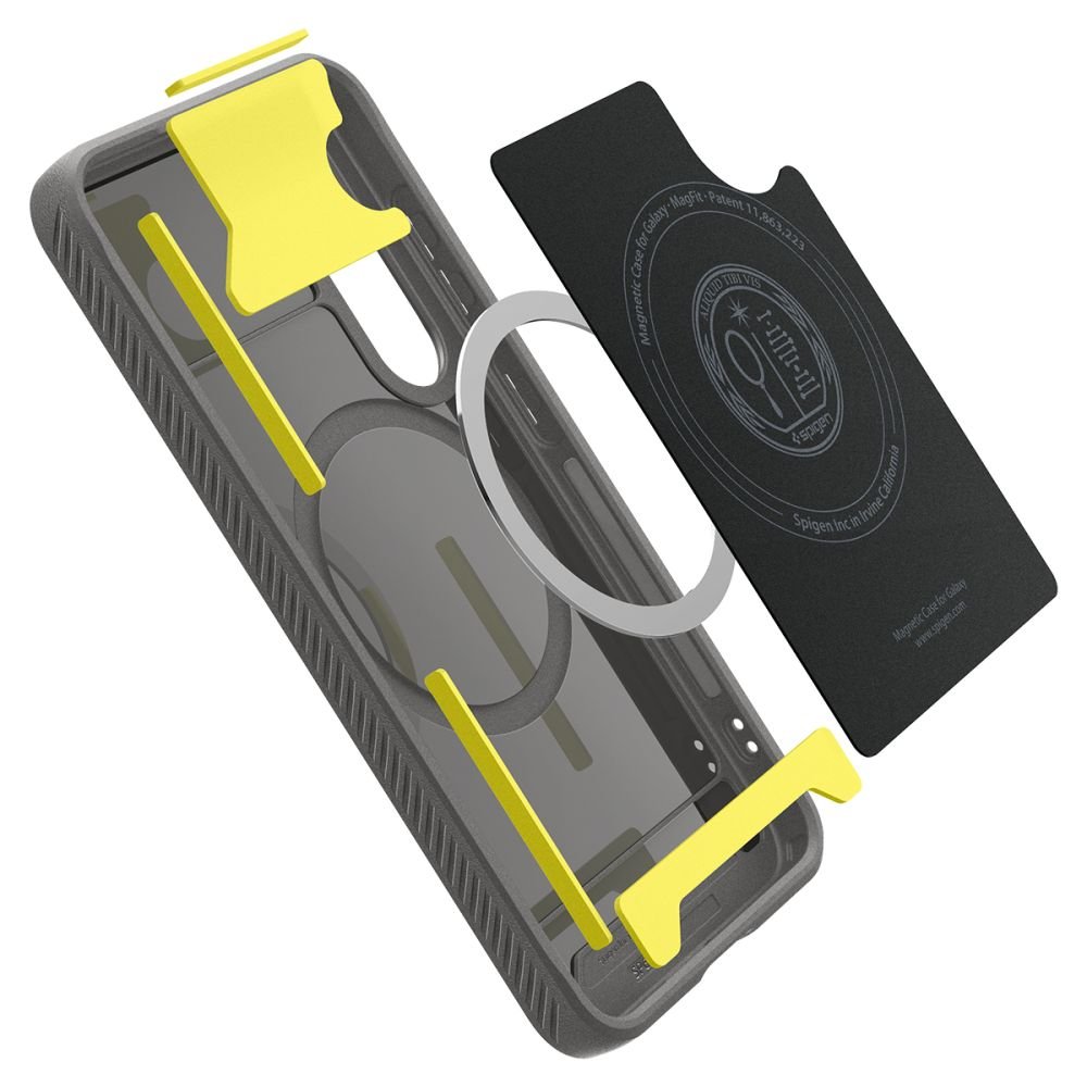 Spigen Samsung Galaxy S25 - Rugged Armor Mag - Θήκη TPU με MagSafe - Marble Grey