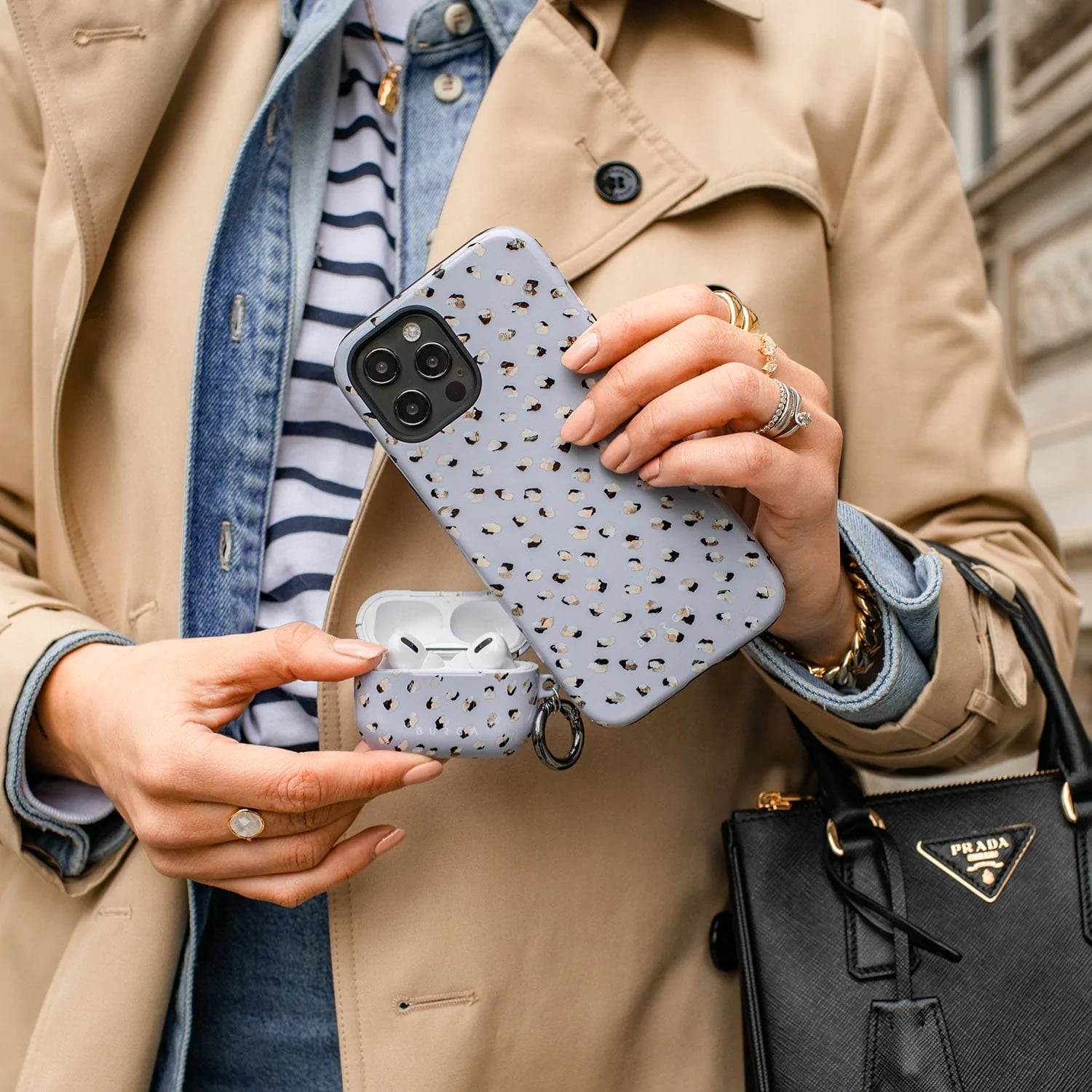 Burga iPhone 14 Pro Fashion Tough Σκληρή Θήκη - Wild Soul