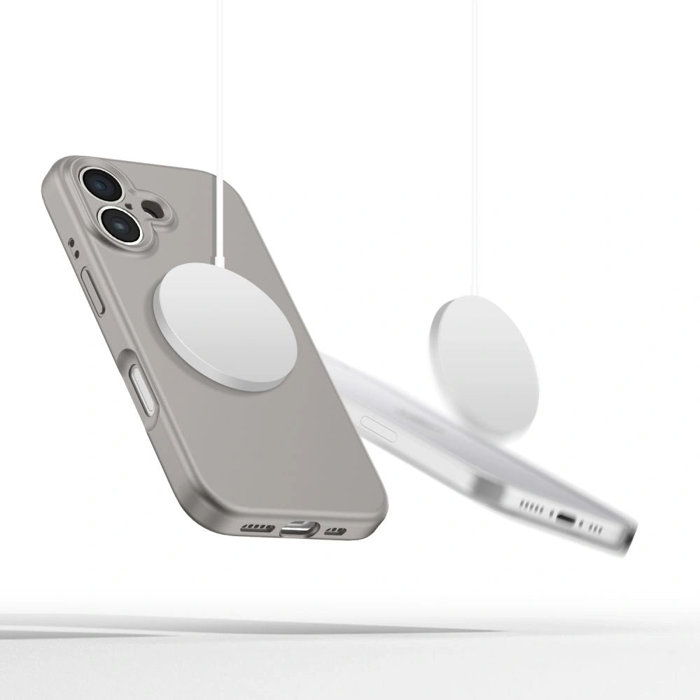 Tech - Protect iPhone 16e Liquid Silicone MagSafe Θήκη Σιλικόνης - Stone Grey