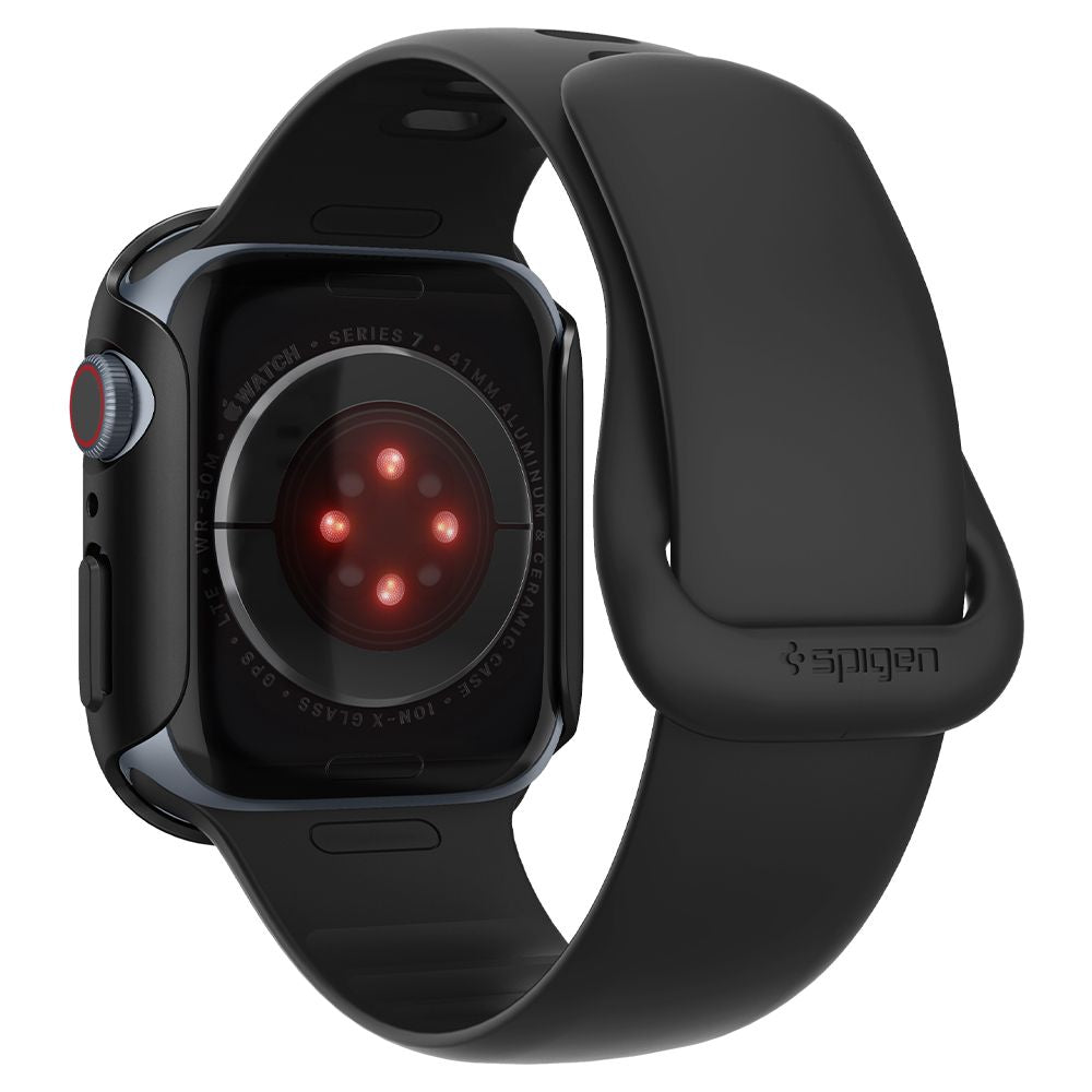 Spigen Θήκη Apple Watch 7 / 8 / 9 - 41 mm Thin Fit - Black