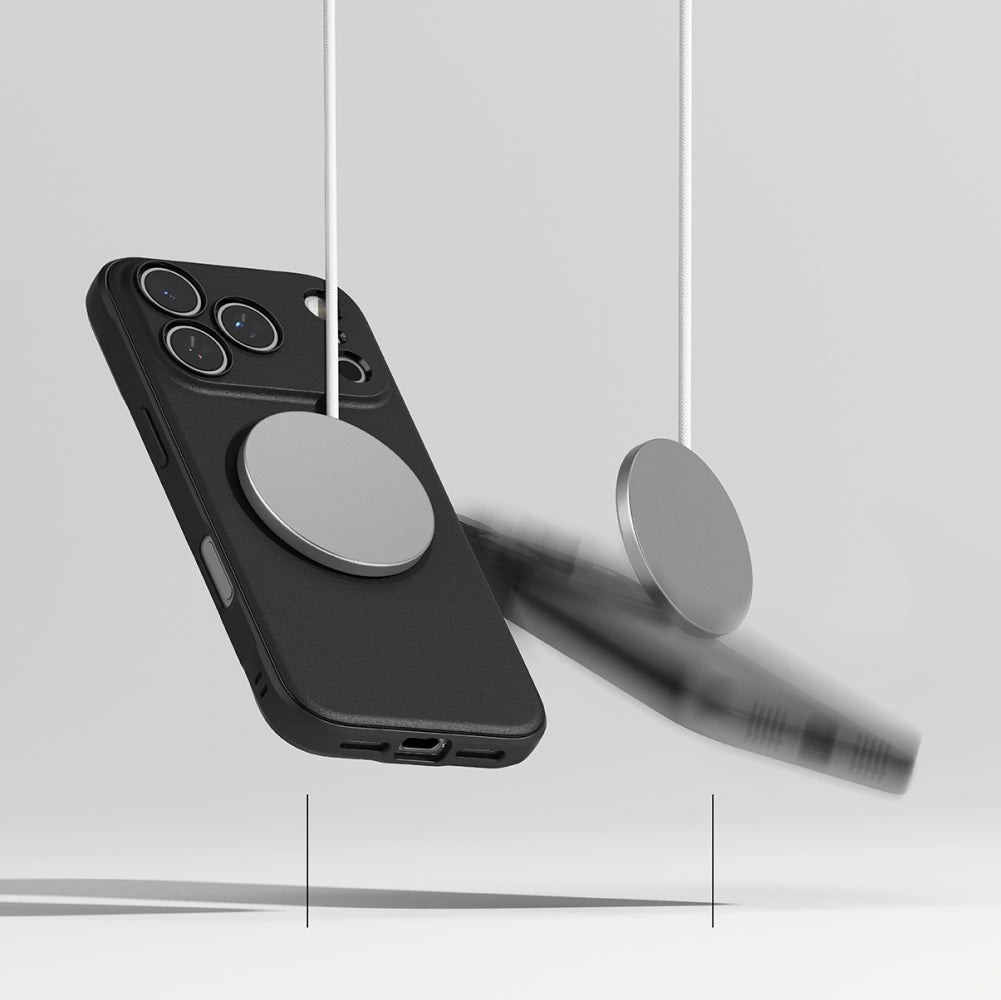 Ringke iPhone 17 Pro - Onyx Magnetic MagSafe Θήκη Σιλικόνης - Black