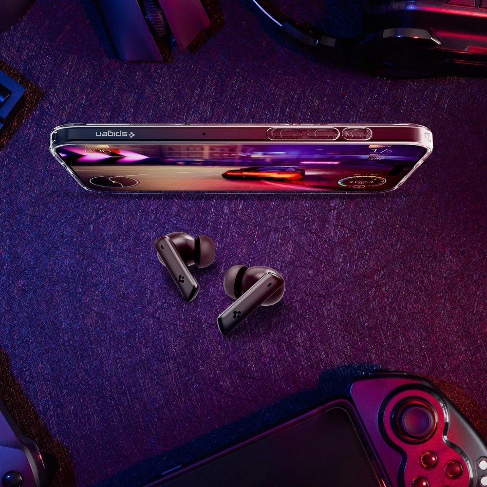 Spigen SA2402 ANC Pro - Ασύρματα Bluetooth Ακουστικά - Black