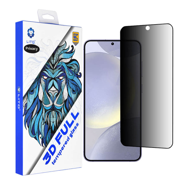 Lito Samsung Galaxy S24 Plus / S25 Plus / S25 Edge 3D 0.26mm Full Cover - Super Thin Glass 9H Αντιχαρακτικό Γυαλί Οθόνης - Privacy