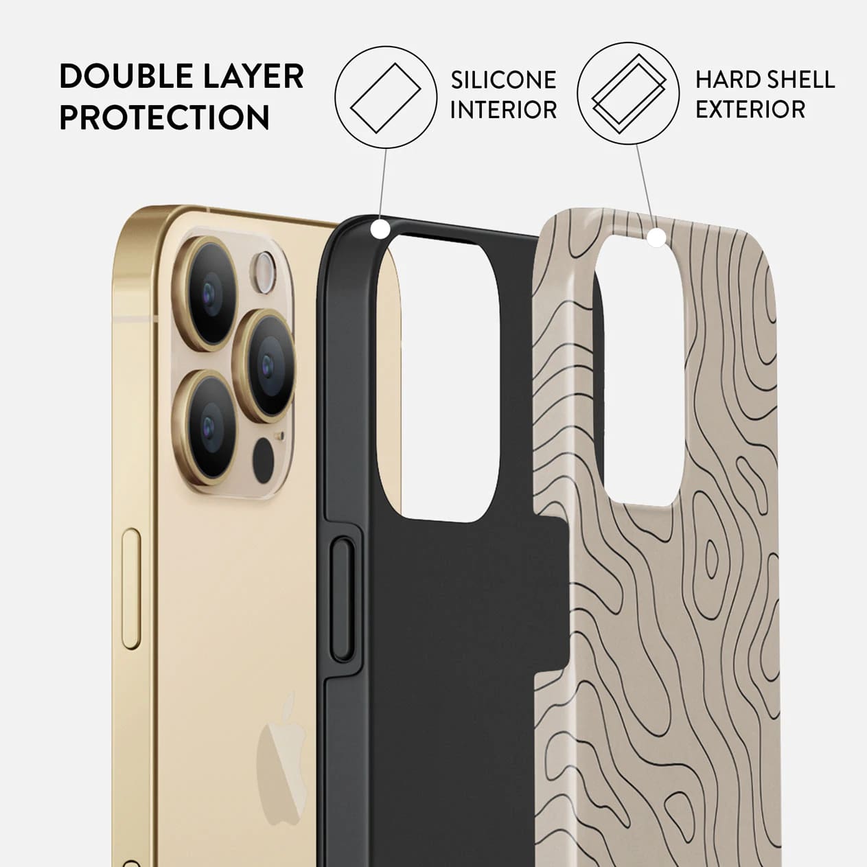 Burga iPhone 13 Pro Fashion Tough Σκληρή Θήκη - Wild Terrain