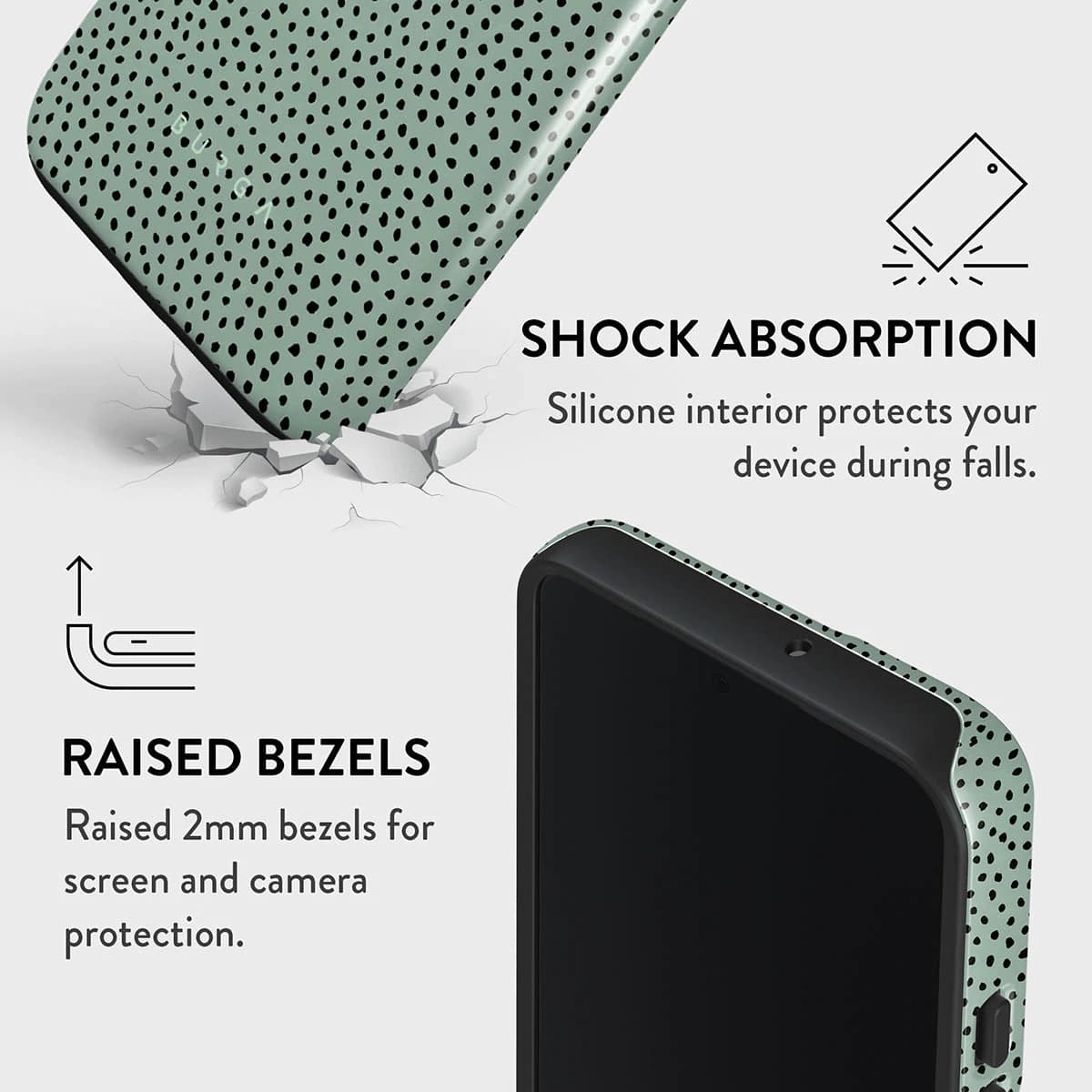 Burga Samsung Galaxy S22 Plus Fashion Tough Σκληρή Θήκη - Mint Gelato