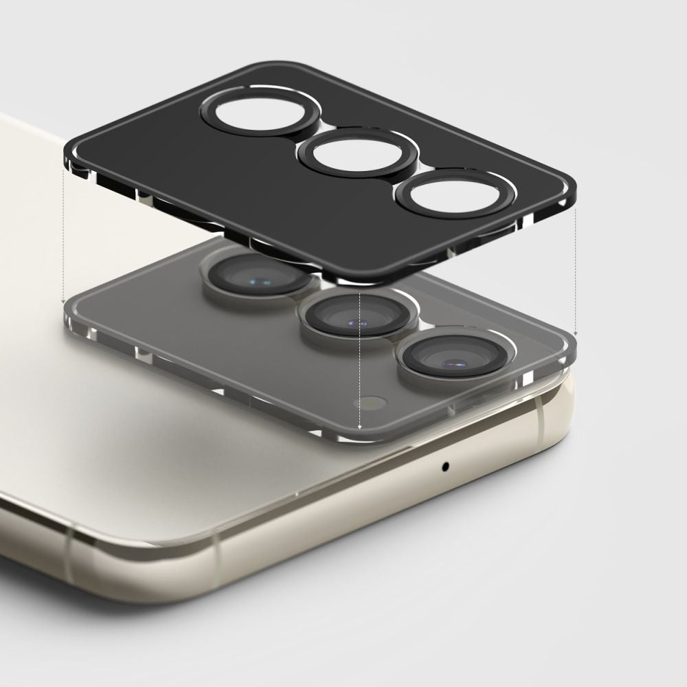 Ringke Samsung Galaxy S23 / S23 Plus Lens Frame Glass Αντιχαρακτικό Γυαλί για την Κάμερα - Black