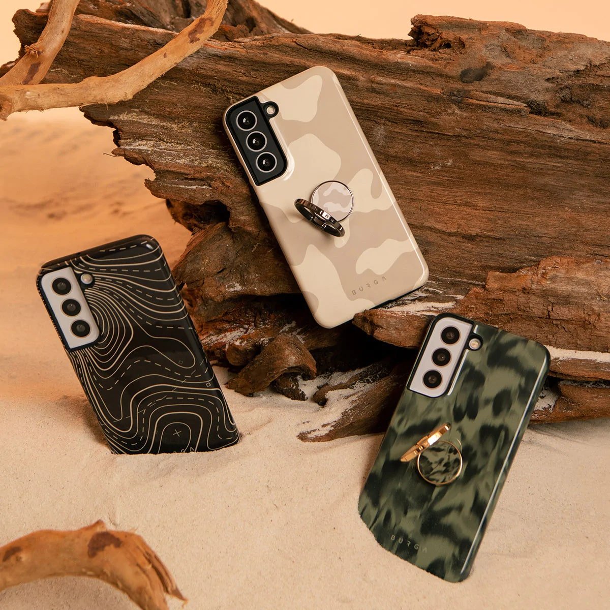 Burga iPhone 13 Pro Max Fashion Tough Σκληρή Θήκη - Dune