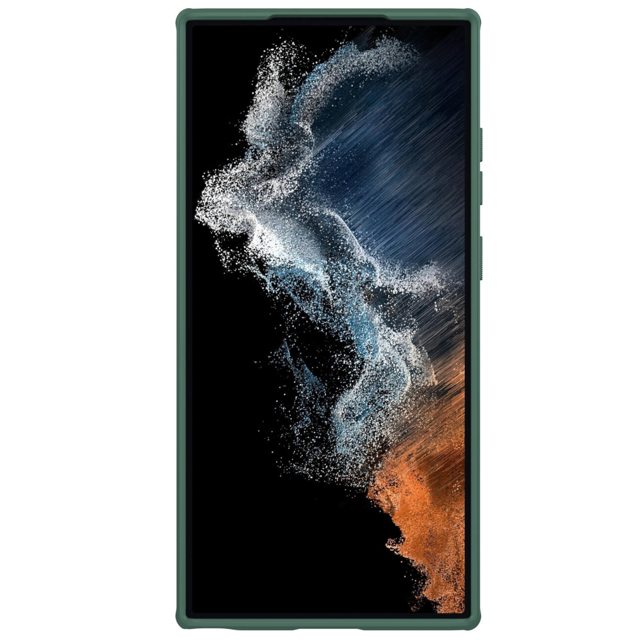 Nillkin Samsung Galaxy S23 Ultra Super Frosted Shield Pro Σκληρή Θήκη με Πλαίσιο Σιλικόνης - Green