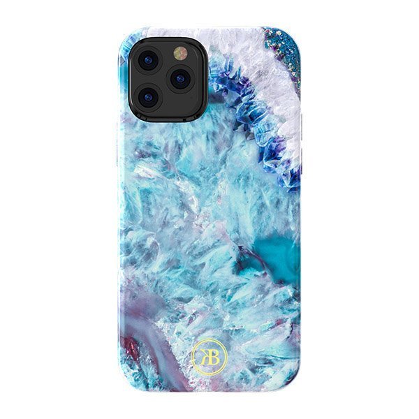 Kingxbar iPhone 12 / iPhone 12 Pro Σκληρή Θήκη - Agate - Blue