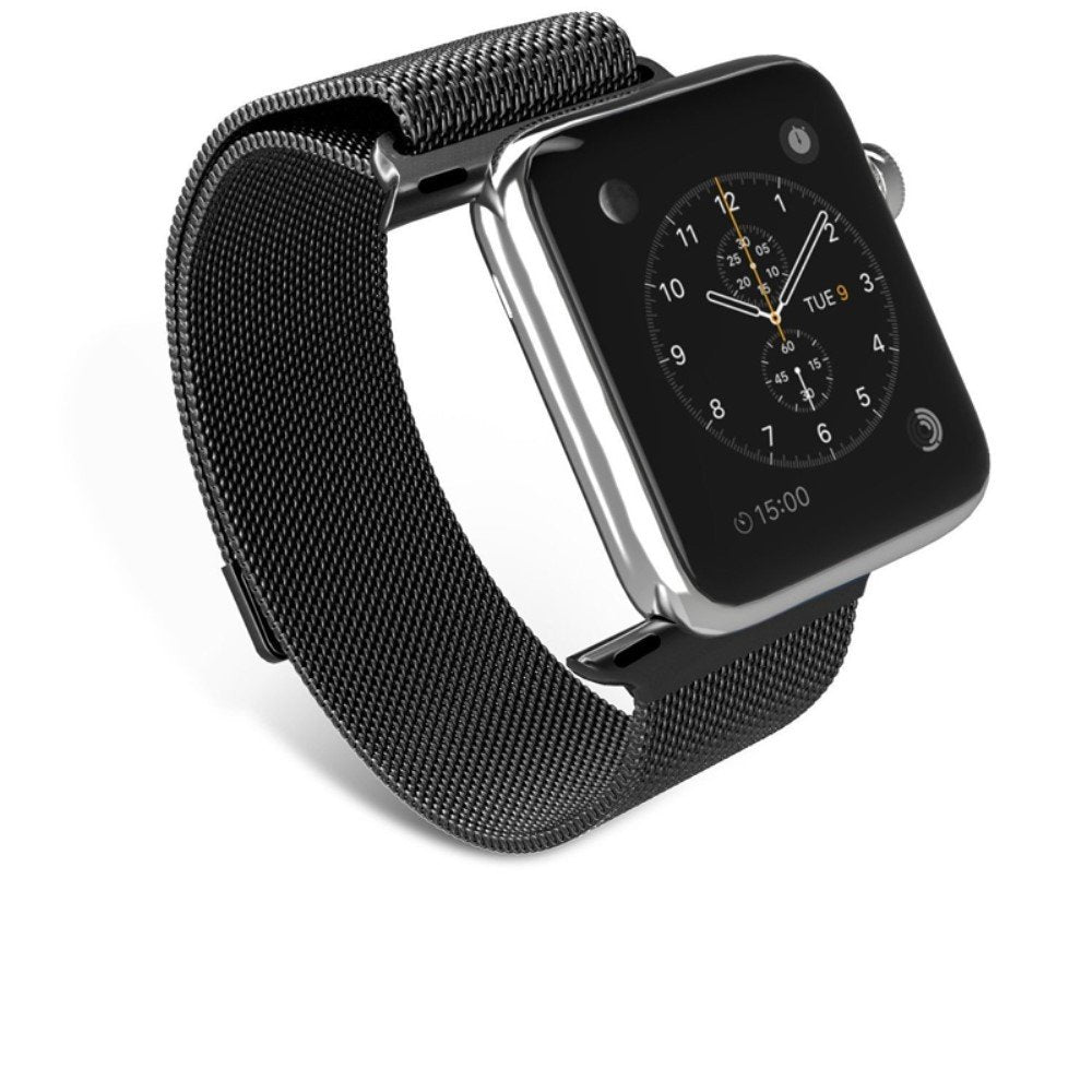 Tech - Protect Λουράκι Apple Watch 8/9/10/11 - SE (1/2/3) - Ultra (1/2/3) – 44/45/46/49mm MilaneseBand από Ανοξείδωτο Ατσάλι - Black