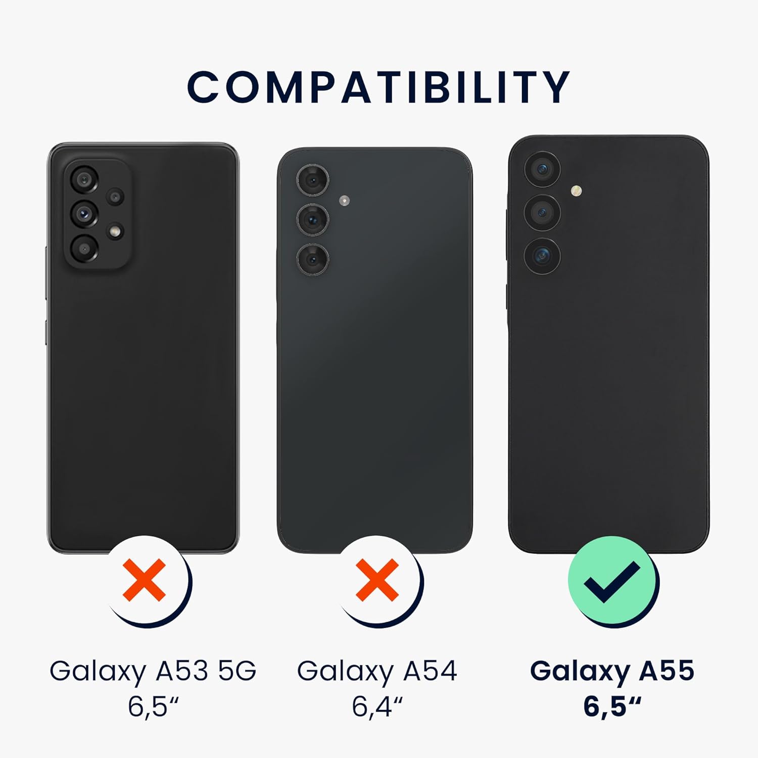 KW Samsung Galaxy A55 5G Θήκη Σιλικόνης Crystal TPU - Διάφανη