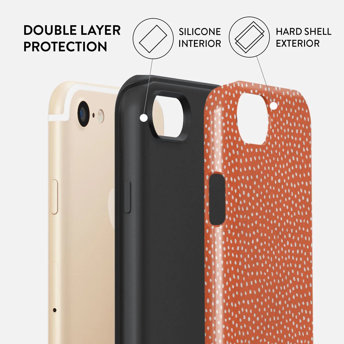 Burga iPhone SE 2022 / SE 2020 / 7 / 8 Fashion Tough Σκληρή Θήκη - Vintage Edition