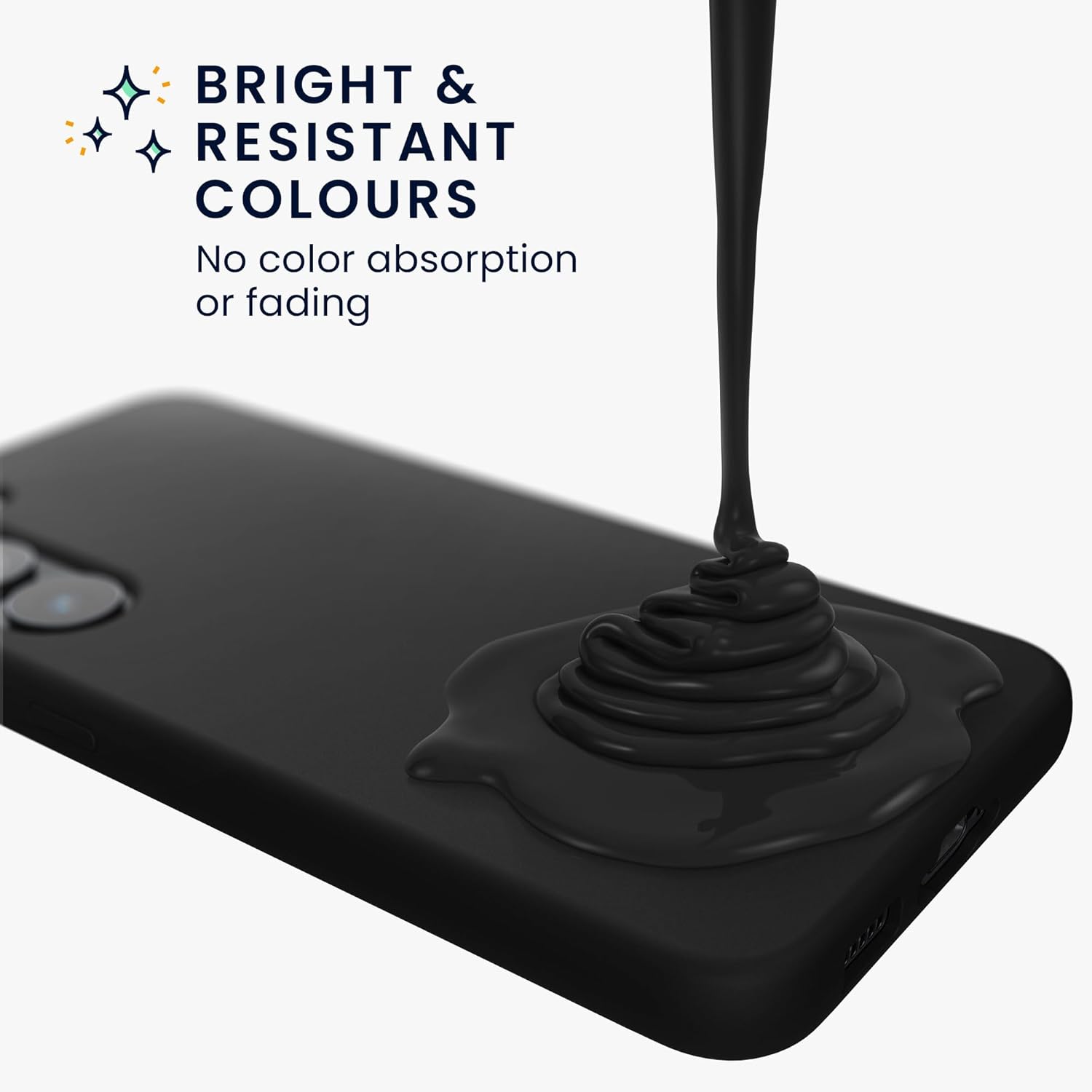 KW Samsung Galaxy S24+ Θήκη Σιλικόνης Rubberized TPU - Black