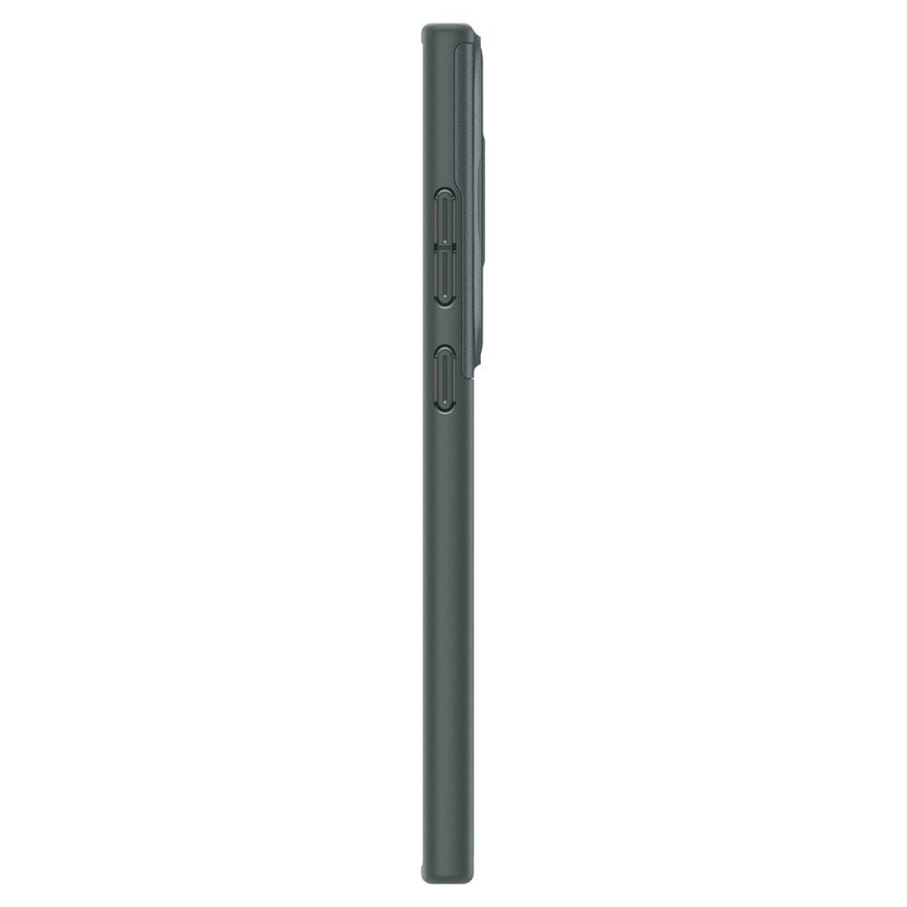 Spigen Samsung Galaxy S24 Ultra Optik Armor Θήκη Σιλικόνης με Κάλυμμα για την Κάμερα - Abyss Green